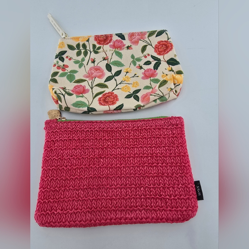 Rifle Paper Co. Cosmetic Bag With Bonus IPSY Bag